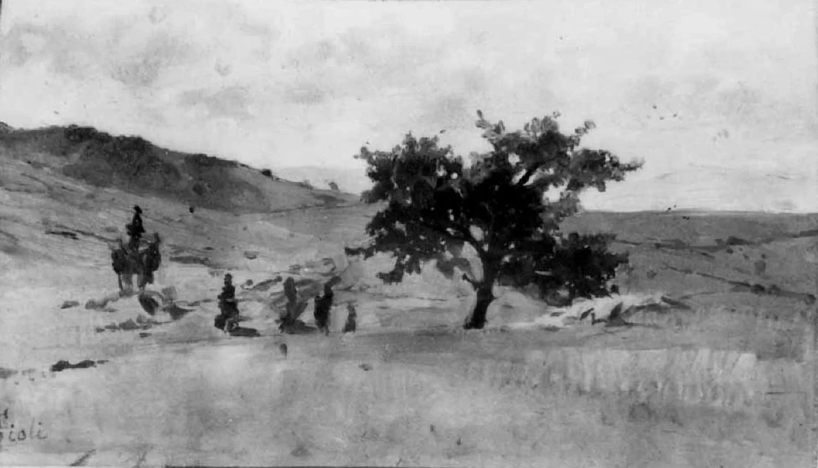 Paesaggio con alberi - Galleria d'Arte Moderna, Palazzo Pitti, Firenze